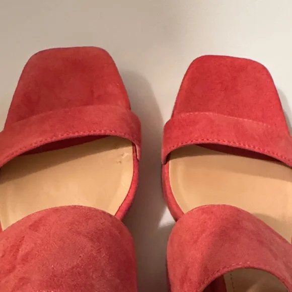 Charles David Pink Jordan Suede Wedge Heel-NWOT - Picture 11 of 14